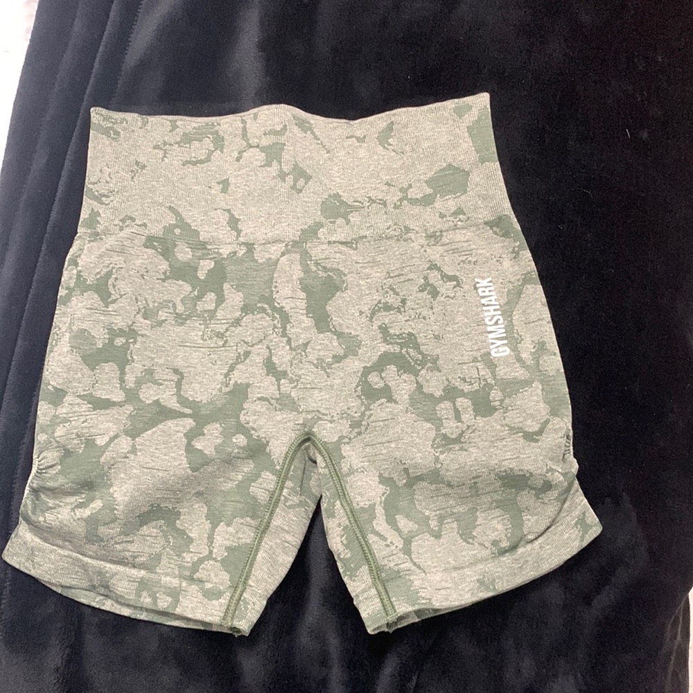 Gymshark Camo Green Shorts